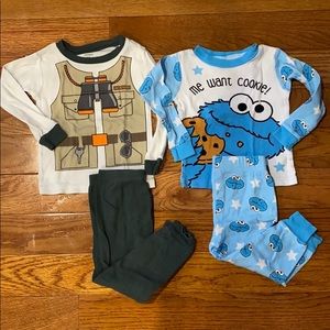 Boys 24 mo. Pajama Lot- 2 Pairs